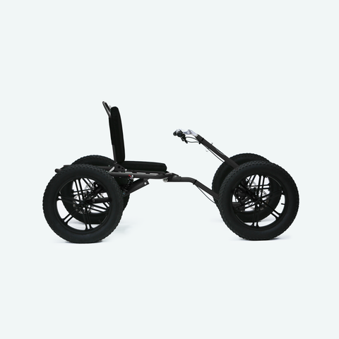 Sacco dog cart in the color black